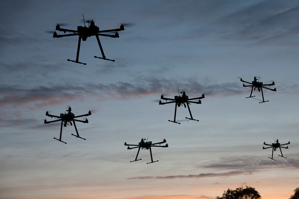 Multiple drones