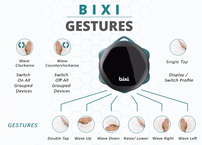 Bixi hand gestures