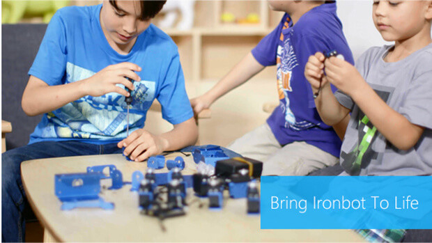 IronBot: A robot your kids can build