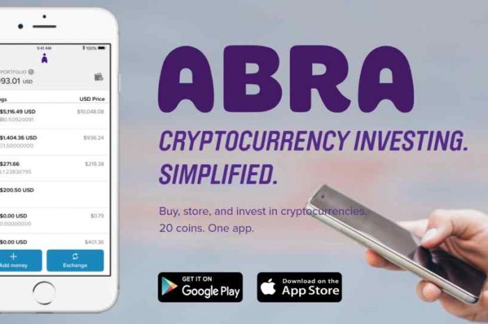 Meet Abra, the first and all-in-one app that allows anyone to buy, sell and hold across 20 cryptocurrencies