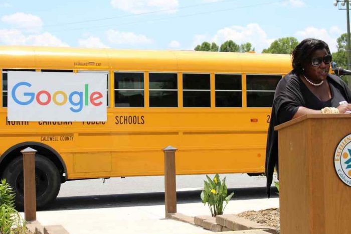 Google equips school buses with free WiFi and helps students get online in rural areas across 12 states