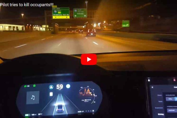 Caught On Video: How a Tesla Auto-Pilot almost killed its occupants