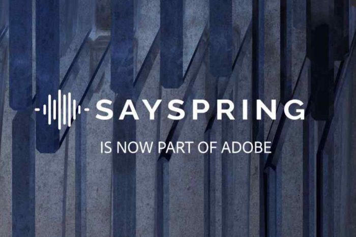 Adobe bets on voice with acquisition of voice platform startup Sayspring