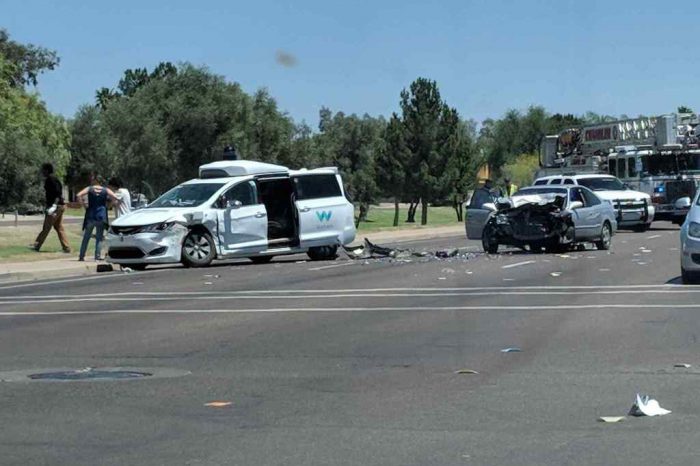 Waymo autonomous car involved in crash in Arizona