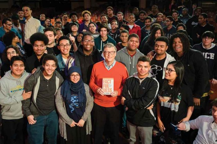 Bill Gates is giving away copies of his favorite book of the year, Factfulness, to all 2018 college graduates in the US