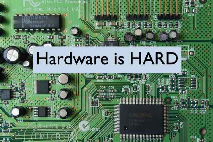 Hardware is Hard: The Role of Hardware in The Modern World