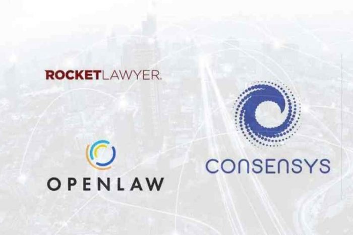 Rocket Lawyer partners with Ethereum blockchain startup ConsenSys to accelerate the launch of secure, blockchain-enabled legal contracts