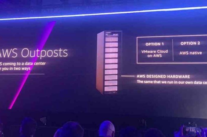 Amazon launches AWS Outposts, an on-premise data center, that should get legacy hardware vendors like Cisco, HPE and Dell worried