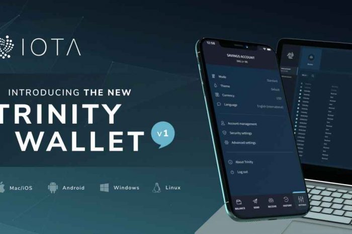 IOTA Foundation launches Trinity Wallet, a secure software for IOTA tokens