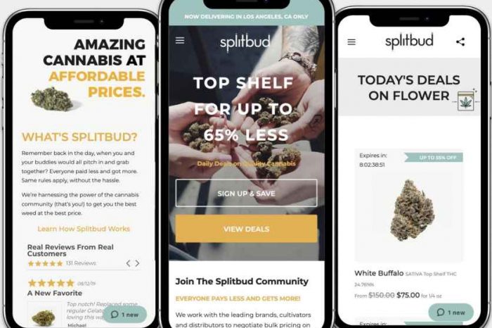 Cannabis tech startup Splitbud launches a new ordering platform to make cannabis more accessible via competitive pricing