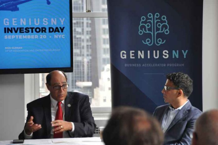 New York accelerator GENIUS NY announces 13 semi-finalists and 5 finalist tech startups to compete for $3M investments