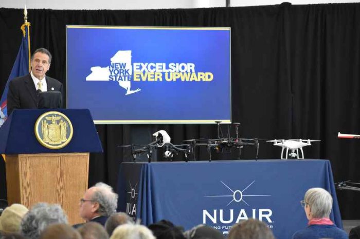 Governor Cuomo Announces Completion of First-In-The-Nation 50-Mile Drone Corridor and Expansion of GENIUS NY Program Incubator Facility, The Tech Garden