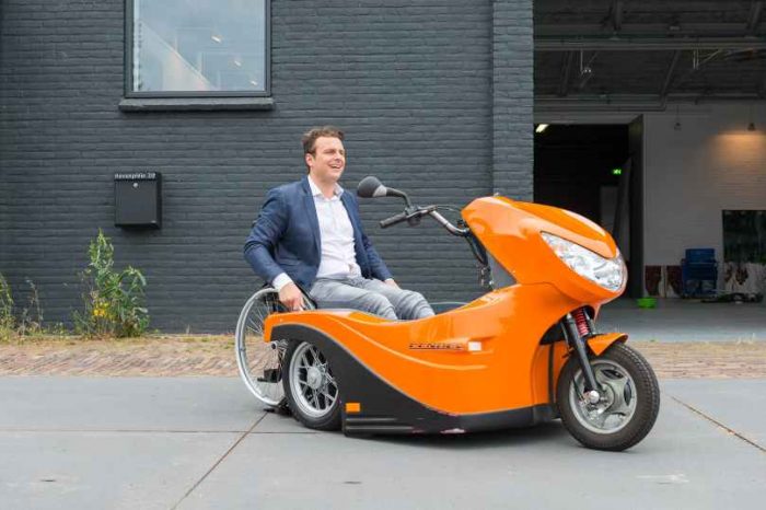 Huka is a Dutch mobility startup making it possible for people with disability to travel independently with its Pendel electric wheelchair scooter trike