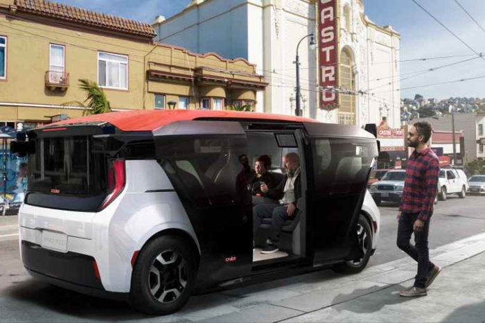 GM's Cruise unveils Origin driverless minivan, a Self-Driving Vehicle with No Steering Wheel or Pedals