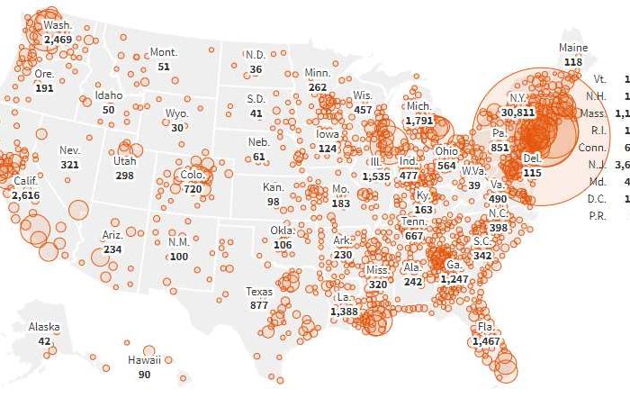Coronavirus live updates: Facebook releases county-by-county maps of COVID-19 symptoms across the United States