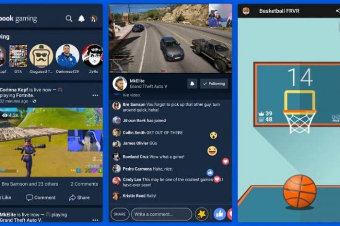 Facebook launches a dedicated gaming app for people to create and watch live gameplay