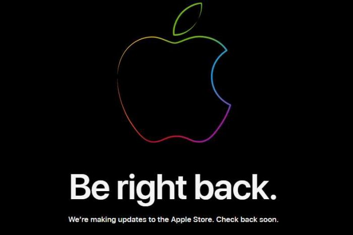 Apple Store is down ahead of 'One More Thing Mac' event