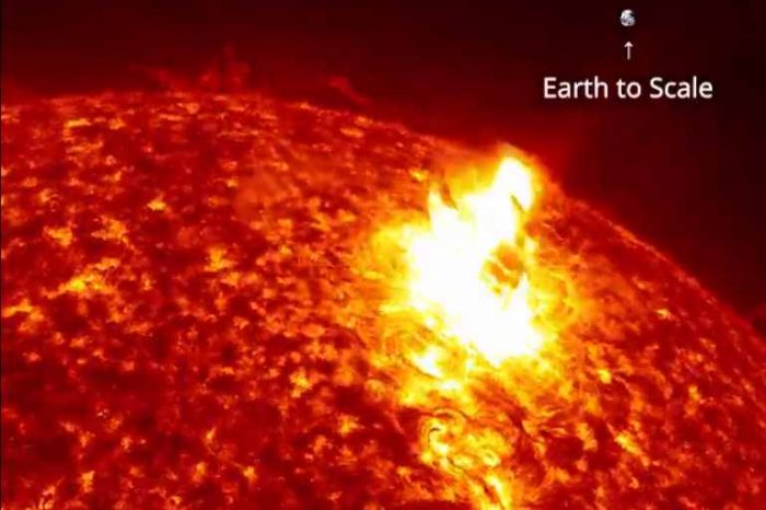 The surface of the Sun like you’ve never seen before. Watch the coronal mass ejection as it erupted near the surface of the sun and ripple through our solar system