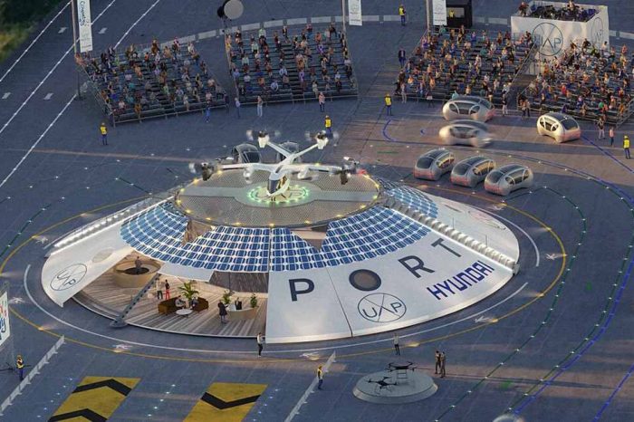 Hyundai and Urban-Air Port unveiled futuristic airport for flying cars in England