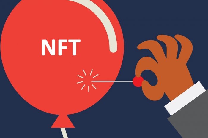 NFT Bubble will soon burst after people find out they are paying millions of dollars to buy only bits of code that "point" to an artwork on the internet