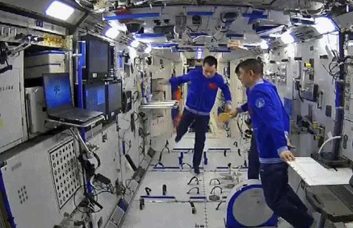 Watch: Chinese astronauts playing table tennis in China's new space station