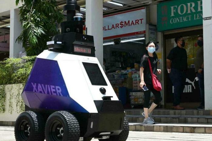 Meet Xavier, The new Singapore robot that patrols the streets for 'anti-social behavior' stoking fears of surveillance state