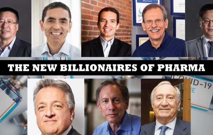 Big pharma minted 9 new billionaires in the last 2 years; with combined wealth greater than the cost of vaccinating the world's poorest countries