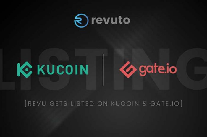 Revuto To List REVU Token On Gate.io & KuCoin Exchanges Concurrently