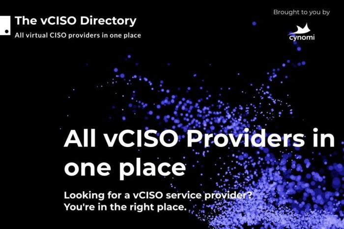 First Directory of Virtual CISO Providers Launched by Cynomi
