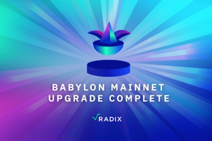 Radix Babylon Upgrade Marks New Era for Web3 User and Developer Experience