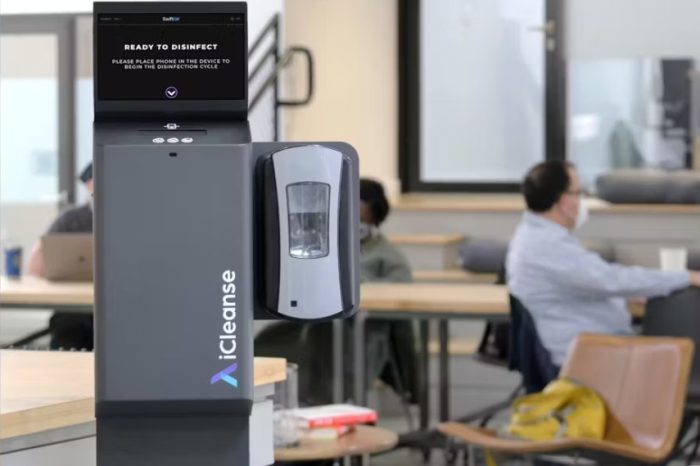 iCleanse, a Digital Out-of-Home (DOOH) startup, secures $1M in credit financing to expand its Swift UV phone disinfection stations used in public spaces