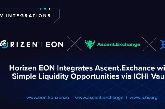 Horizen EON partners with Ascent Exchange to boost DeFi ecosystem on EON with integration of simple liquidity opportunities