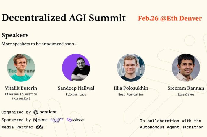 Vitalik Buterin and Sandeep Nailwal headline decentralized agi summit @ Ethdenver tackling threats of centralized AI