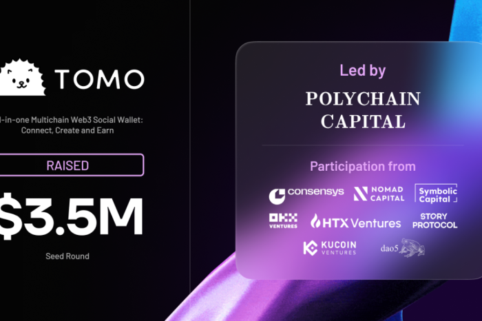 Tomo Raises $3.5 Million in Seed Funding Led by Polychain Capital, Announces Tomoji Launchpad and TomoID for a Revamped Social Wallet Experience