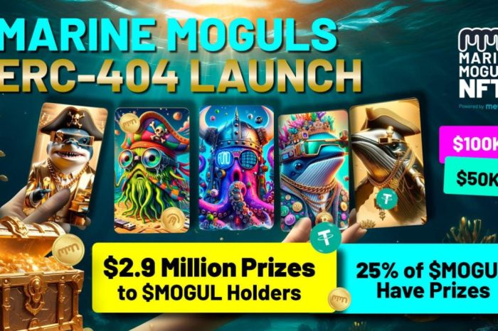 Marine Moguls ERC-404 Launch with $2.9 Million in Prizes for Token Holders