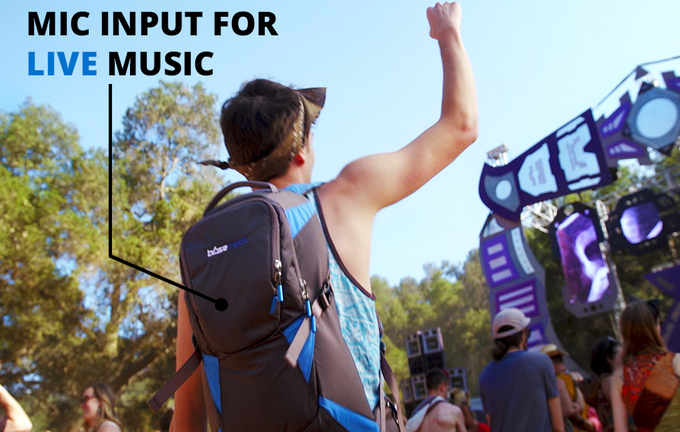 Baserock: The backpack that lets you feel your music
