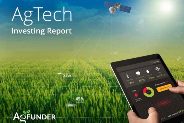 AgFunder Report: $2.6 billion invested in agrifood tech startups in 2017