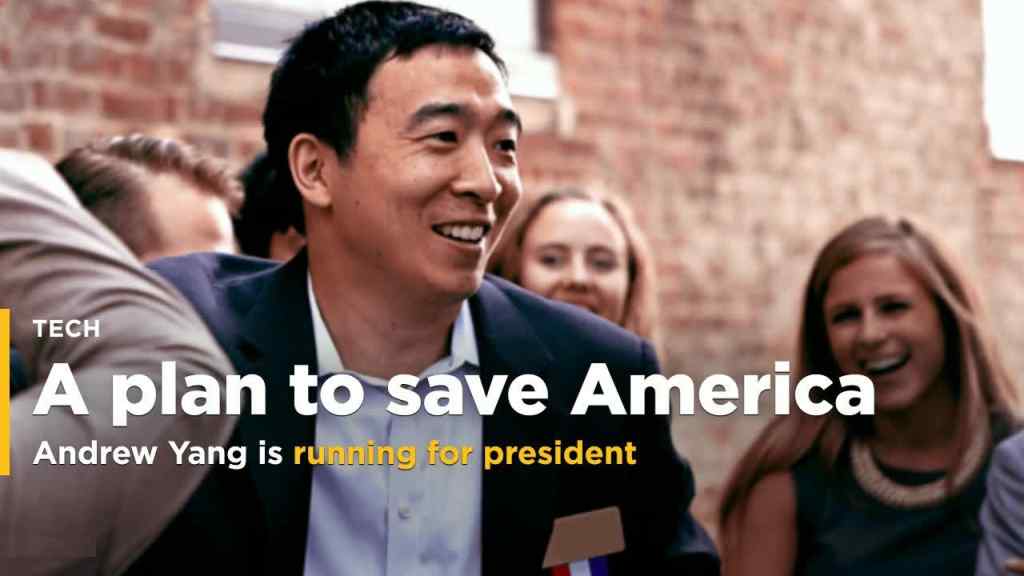 Venture For America founder Andrew Yang is running for president in ...