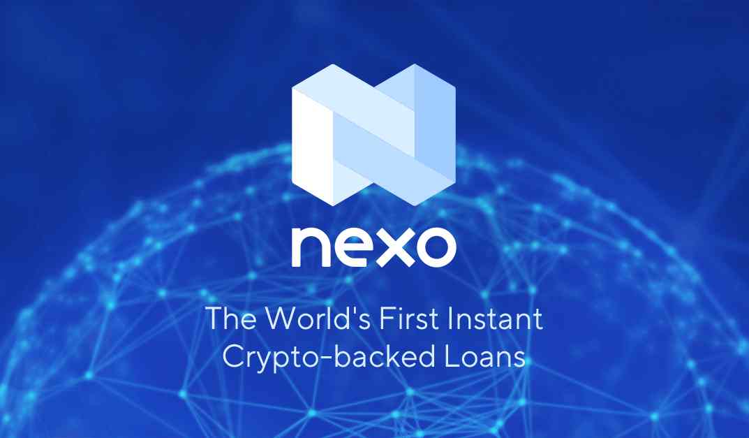 Nexo, the world's first instant crypto-backed loans, is now accepting ...