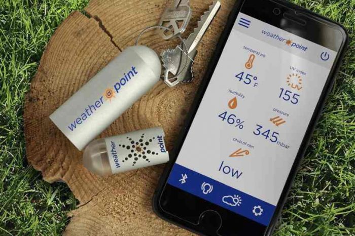 WeatherAtPoint BLE: This pocket-sized device is your personal weatherman with unmatched accuracy