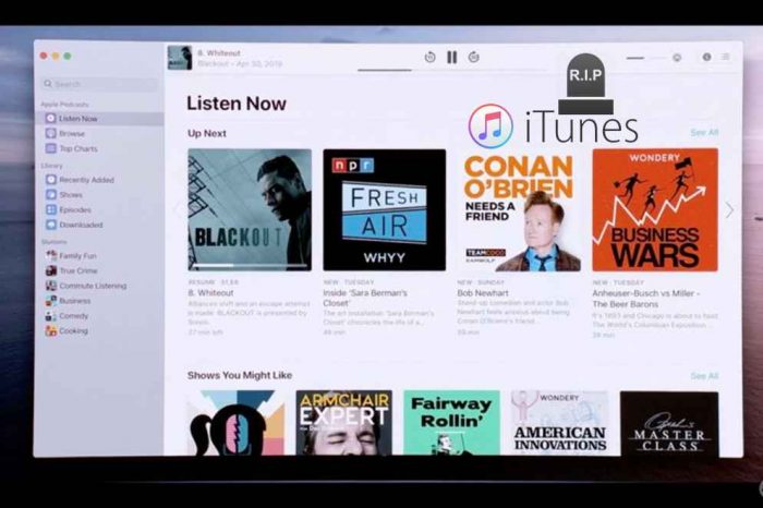 Apple is shutting down iTunes