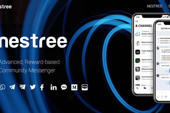 Nestree launches a new reward-based blockchain messenger decentralized application (dApp) 