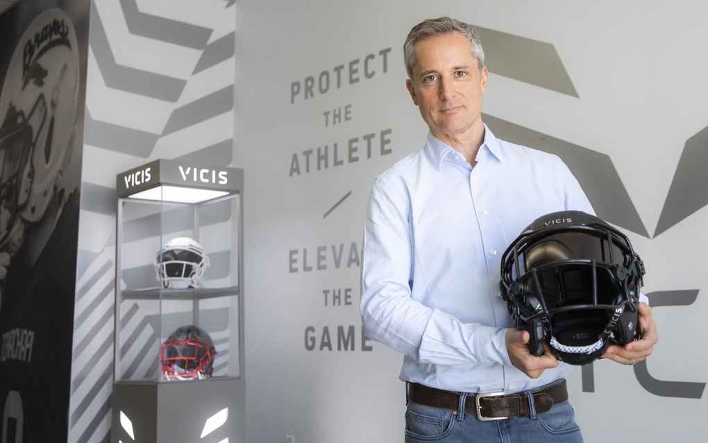 Vicis unveils revamped high-tech helmet under new ownership following  tumultuous startup journey – GeekWire