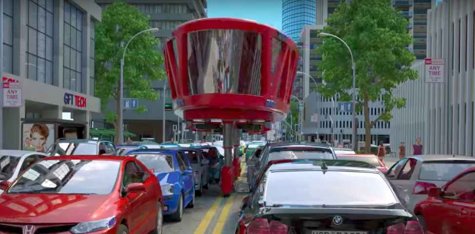 This Fire Truck Of The Future Can Drive Over Traffic In 