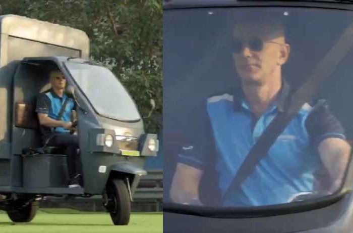 Amazon is rolling out new electric delivery rickshaws in India; watch Jeff Bezos riding one of the electric rickshaws