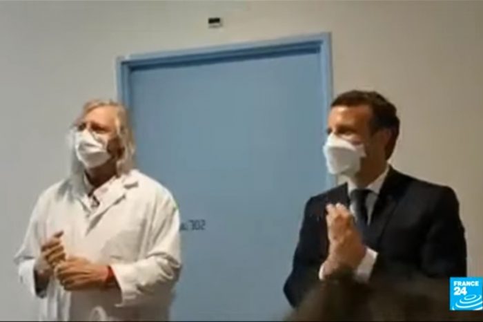 French President Emmanuel Macron met with Professor Didier Raoult, the renowned doctor using Hydroxychloroquine to treat coronavirus patients; 1,061 patients treated with 91% success rate