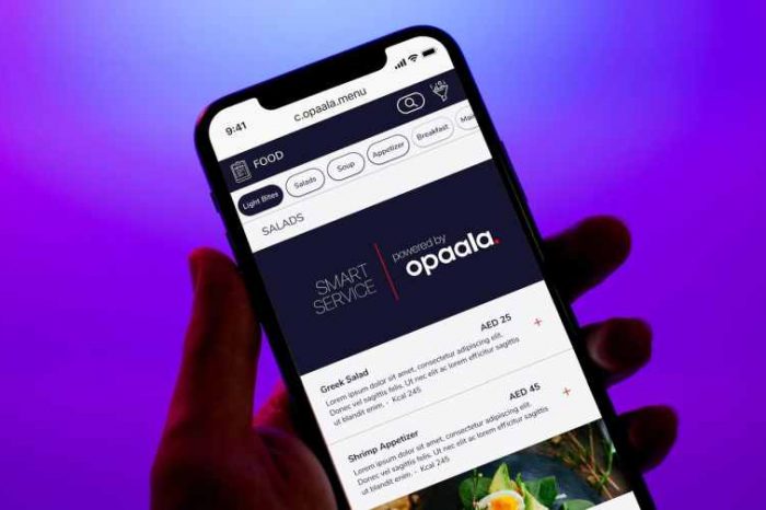 UAE-based hospitality tech startup Opaala launches its smart app to aid social distancing at venues with digitize dine-in experience