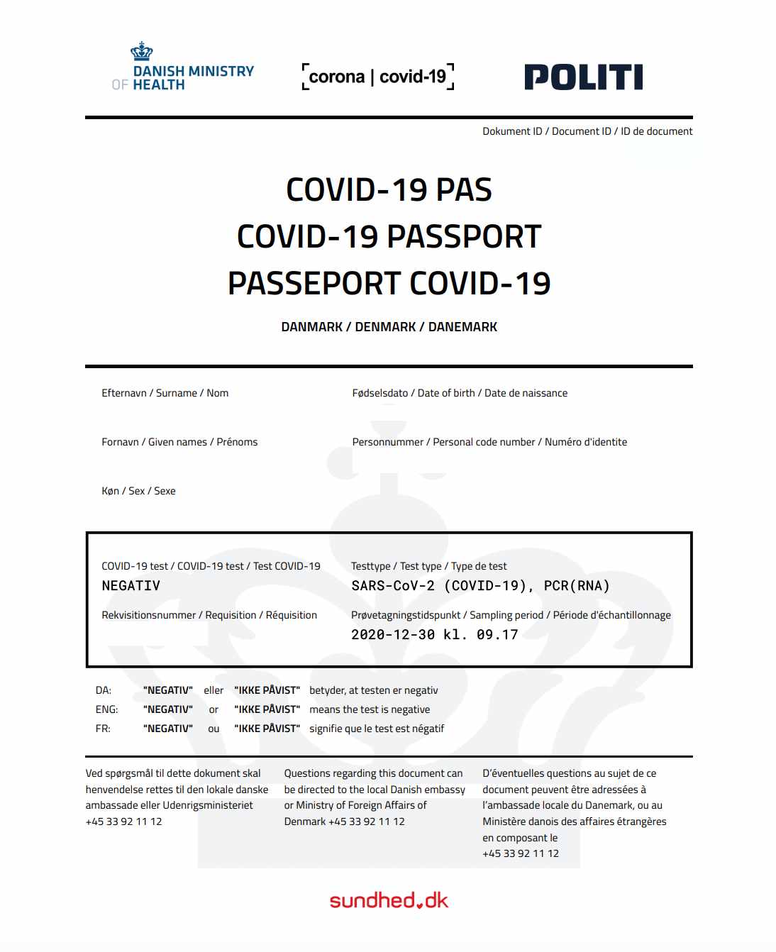 Denmark Announces Digital COVID-19 ‘Vaccine Passport’ - TechStartups