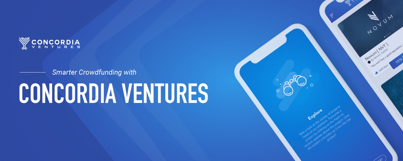 Concordia ventures is a new crypto crowdfunding platform for project