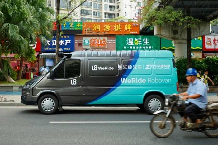 Chinese driverless car startup WeRide unveils ‘Robovan,’ its first self-driving cargo van for autonomous deliveries